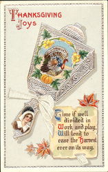 Thanksgiving Joys Postcard Postcard