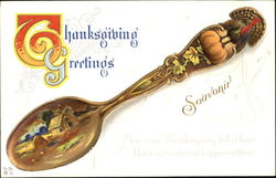 Thanksgiving Greetings Souvenir Postcard Postcard