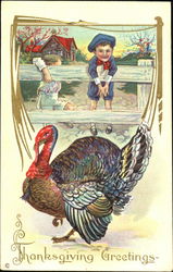 Thanksgiving Greetings Postcard