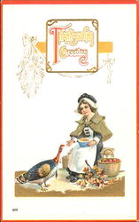 Thanksgiving Greeting Postcard