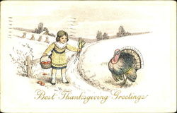 Best Thanksgiving Greetings Postcard