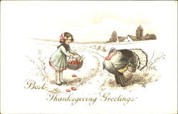 Best Thanksgiving Greetings Children Postcard Postcard