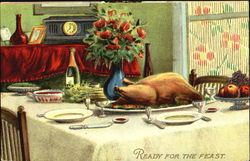 Ready For The Feast Postcard Postcard