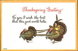 Thanksgiving Greeting Postcard