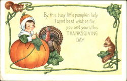 Thanksgiving Day Postcard Postcard