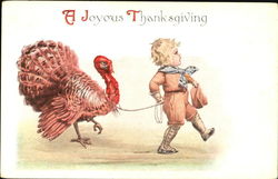 A Joyous Thanksgiving Postcard