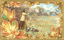 Thanksgiving Greetings Postcard