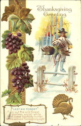 Thanksgiving Greeting Postcard