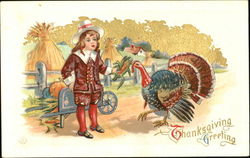 Thanksgiving Greeting Postcard