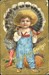 Thanksgiving Greetings Postcard