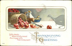 Thanksgiving Greeting Postcard