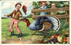 Thanksgiving Greetings Postcard