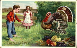 Thanksgiving Greetings Postcard