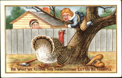 For What We Receive This Thanksgiving Let Us Be Thankful Postcard