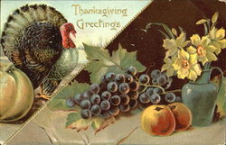 Thanksgiving Greetings Postcard