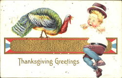 Thanksgiving Greetings Postcard