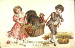 Thanksgiving Greetings Postcard