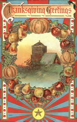 Thanksgiving Greetings Postcard