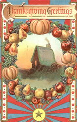 Thanksgiving Greetings Postcard Postcard