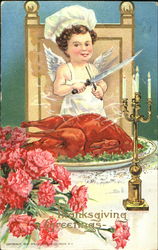 Thanksgiving Greetings Postcard