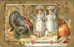 The Thanksgiving Guard Children Postcard Postcard