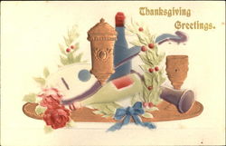 Thanksgiving Greetings Postcard Postcard