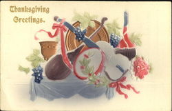 Thanksgiving Greetings Postcard