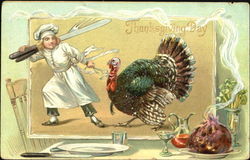 Thanksgiving Day Postcard