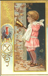 Thanksgiving Children Postcard Postcard