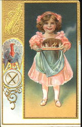 Thanksgiving Children Postcard Postcard