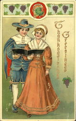 Thanksgiving Greetings Postcard