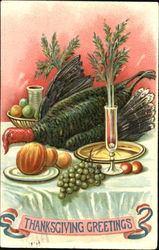 Thanksgiving Greetings Postcard