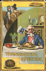 Thanksgiving Greeting Postcard