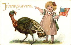 Thanksgiving Children Postcard Postcard