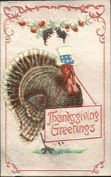 Thanksgiving Greetings Postcard