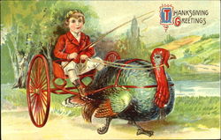 Thanksgiving Greetings Postcard