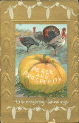 Thanksgiving Greetings Postcard