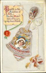 Thanksgiving Greeting Postcard