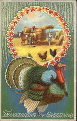 Thanksgiving Greetings Postcard