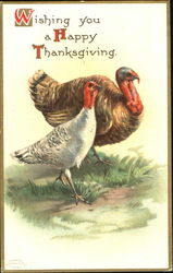 Wishing You A Happy Thanksgiving Postcard