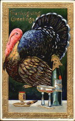 Thanksgiving Greetings Postcard