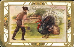 Thanksgiving Greetings Postcard