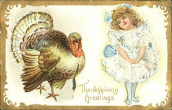 Thanksgiving Greetings Postcard