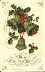 Best Christmas Wishes Postcard Postcard