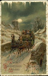 Best Christmas Wishes Postcard