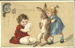 A Easter Greetings Postcard Postcard