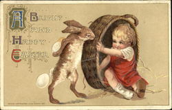 A Bright And Happy Easter Postcard Postcard