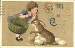 To Wish You A Happy Easter Postcard Postcard