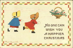 No One Can Wish You A Happier Christmas Postcard