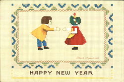 Happy New Year Postcard